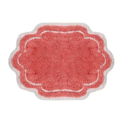 Home Weavers Inc Allure Quick Dry 17x24 Inch Bath Rug In Orange