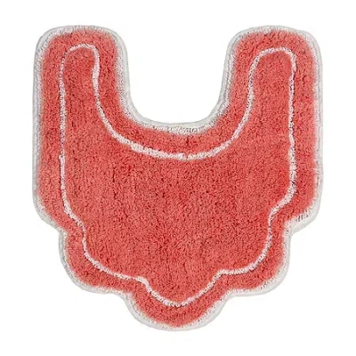 Home Weavers Inc Allure Quick Dry 20x20 Inch Bath Rug In Orange