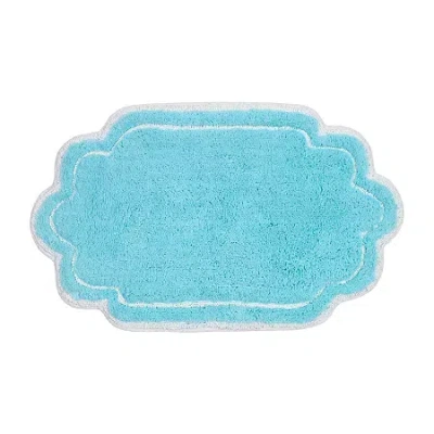 Home Weavers Inc Allure Quick Dry 21x34 Inch Bath Rug In Blue