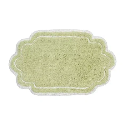 Home Weavers Inc Allure Quick Dry 21x34 Inch Bath Rug In Green