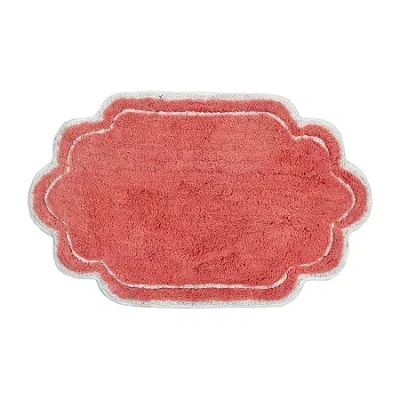 Home Weavers Inc Allure Quick Dry 21x34 Inch Bath Rug In Orange