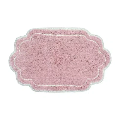 Home Weavers Inc Allure Quick Dry 21x34 Inch Bath Rug In Pink