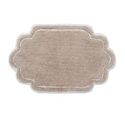Home Weavers Inc Allure Quick Dry 21x34 Inch Bath Rug In Sand