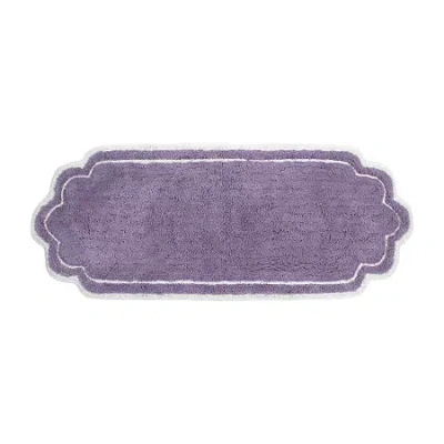 Home Weavers Inc Allure Quick Dry 21x54 Inch Bath Rug In Purple