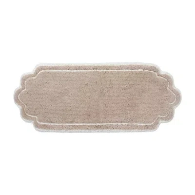 Home Weavers Inc Allure Quick Dry 21x54 Inch Bath Rug In Sand