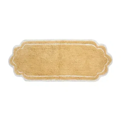 Home Weavers Inc Allure Quick Dry 21x54 Inch Bath Rug In Yellow