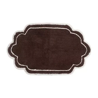 Home Weavers Inc Allure Quick Dry 24x40 Inch Bath Rug In Brown