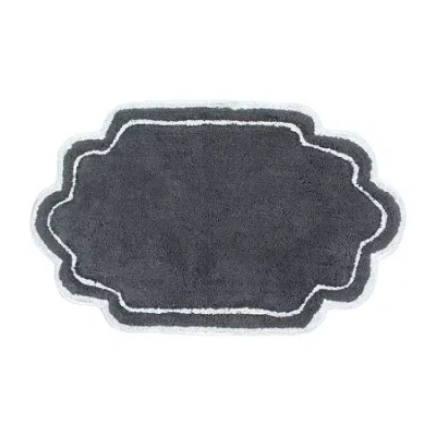 Home Weavers Inc Allure Quick Dry 24x40 Inch Bath Rug In Gray