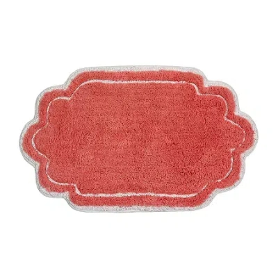 Home Weavers Inc Allure Quick Dry 24x40 Inch Bath Rug In Orange