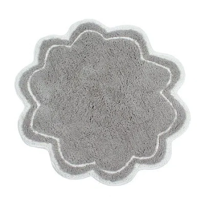 Home Weavers Inc Allure Round Bath Rug In Gray