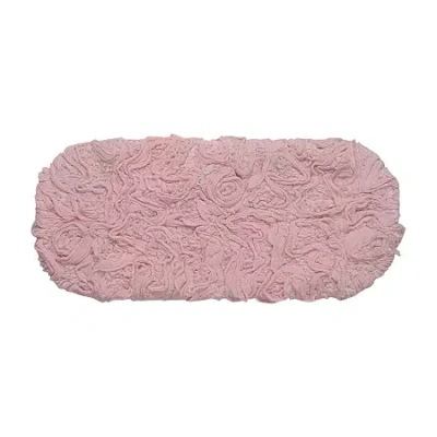 Home Weavers Inc Bell Flower Toilet Tank Cover In Pink