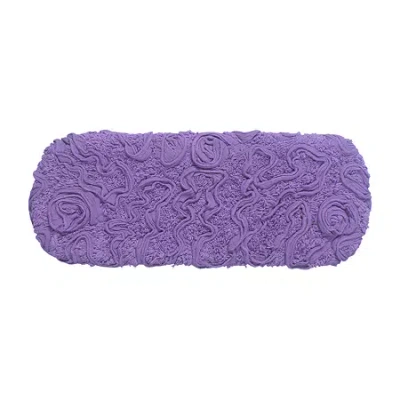 Home Weavers Inc Bell Flower Toilet Tank Cover In Purple