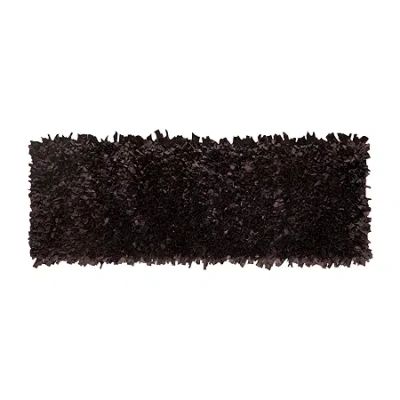 Home Weavers Inc Bella Premium Jersey Shaggy Bath Runner In Brown