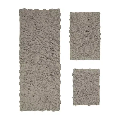 Home Weavers Inc Bellflower 3-pc. Quick Dry Bath Rug Set In Sand