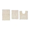 Home Weavers Inc Bellflower 3-pc. Quick Dry Bath Rug Set In White