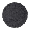 Home Weavers Inc Bellflower 30 Inch Round Bath Rug In Gray