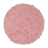 Home Weavers Inc Bellflower 30 Inch Round Bath Rug In Pink