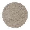 Home Weavers Inc Bellflower 30 Inch Round Bath Rug In Sand