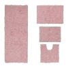 Home Weavers Inc Bellflower 4-pc. Quick Dry Bath Rug Set In Pink