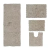 Home Weavers Inc Bellflower 4-pc. Quick Dry Bath Rug Set In Sand