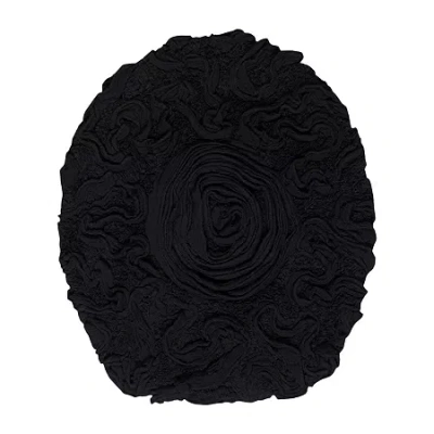 Home Weavers Inc Bellflower Lid Cover In Black