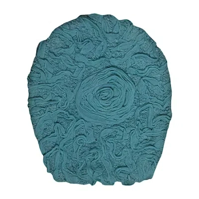 Home Weavers Inc Bellflower Lid Cover In Blue