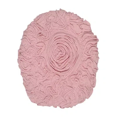 Home Weavers Inc Bellflower Lid Cover In Pink