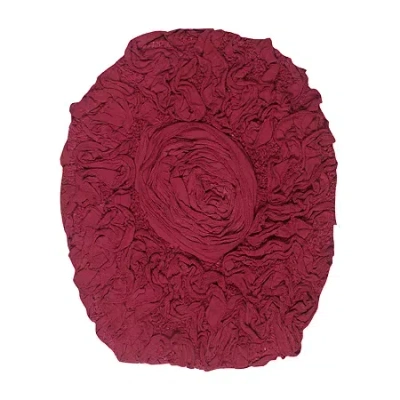Home Weavers Inc Bellflower Lid Cover In Red