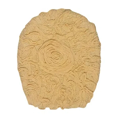 Home Weavers Inc Bellflower Lid Cover In Yellow