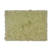 Home Weavers Inc Bellflower Quick Dry 17x24 Inch Bath Rug In Green
