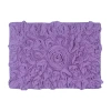 Home Weavers Inc Bellflower Quick Dry 17x24 Inch Bath Rug In Purple
