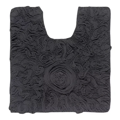 Home Weavers Inc Bellflower Quick Dry 20x20 Inch Bath Rug In Gray