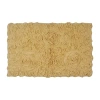Home Weavers Inc Bellflower Quick Dry 21x34 Inch Bath Rug In Yellow