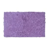 Home Weavers Inc Bellflower Quick Dry 24x40 Inch Bath Rug In Purple