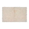 Home Weavers Inc Bellflower Quick Dry 24x40 Inch Bath Rug In White