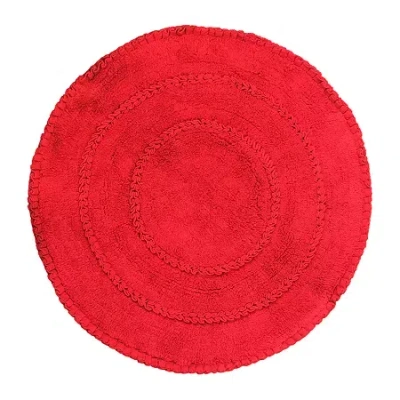 Home Weavers Inc Bloomfield Quick Dry Bath Rug In Red