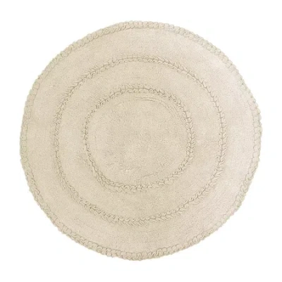 Home Weavers Inc Bloomfield Quick Dry Bath Rug In White
