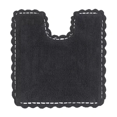 Home Weavers Inc Casual Elegance Reversible 20x20 Inch Bath Rug In Gray