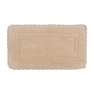 Home Weavers Inc Casual Elegance Reversible 21x34 Inch Bath Rug In Sand