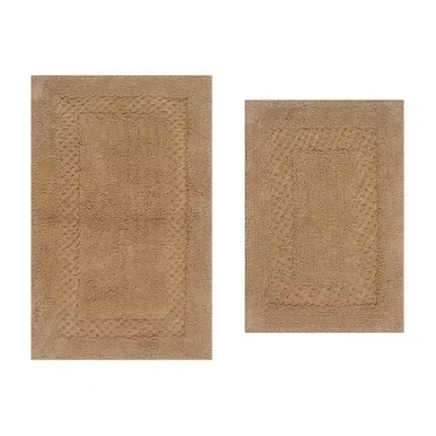 Home Weavers Inc Classy 2-pc. Quick Dry Bath Rug Set In Sand
