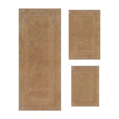 Home Weavers Inc Classy 3-pc. Quick Dry Bath Rug Set In Sand
