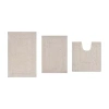 Home Weavers Inc Classy 3-pc. Quick Dry Bath Rug Set In White