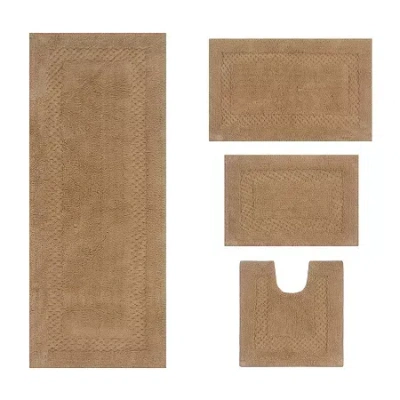 Home Weavers Inc Classy 4-pc. Quick Dry Bath Rug Set In Sand
