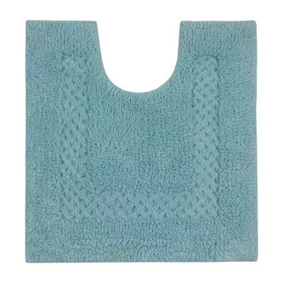 Home Weavers Inc Classy Quick Dry 20x20 Inch Bath Rug In Blue