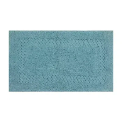 Home Weavers Inc Classy Quick Dry 21x34 Inch Bath Rug In Blue