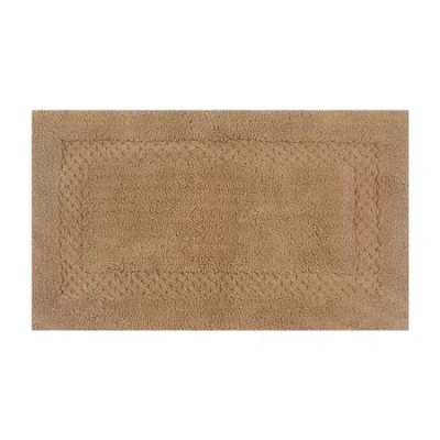 Home Weavers Inc Classy Quick Dry 21x34 Inch Bath Rug In Sand
