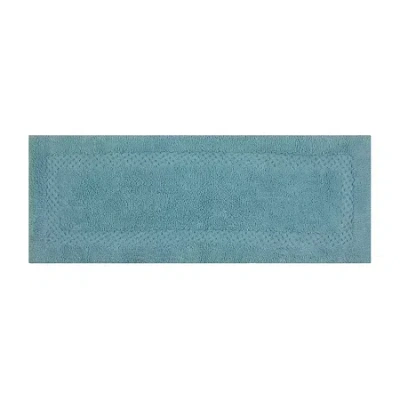 Home Weavers Inc Classy Quick Dry 21x54 Inch Bath Rug In Blue