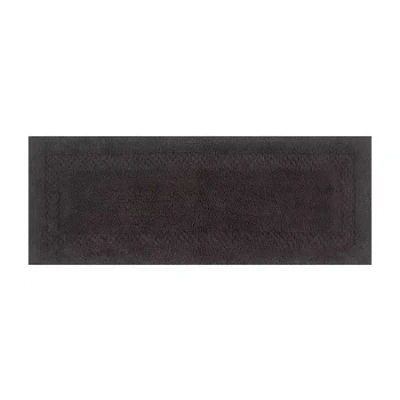 Home Weavers Inc Classy Quick Dry 21x54 Inch Bath Rug In Gray
