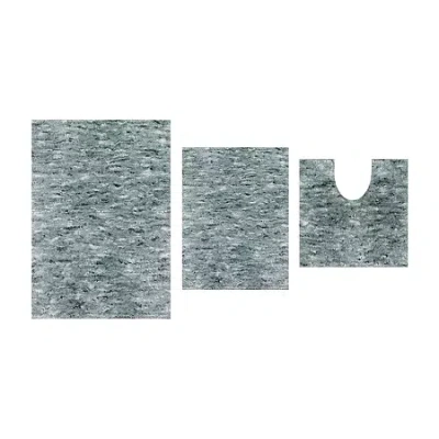 Home Weavers Inc Cloud Comfort Bath Rug 3 Pc 172120 Rug In Green