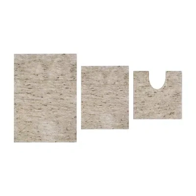 Home Weavers Inc Cloud Comfort Bath Rug 3 Pc 172120 Rug In White